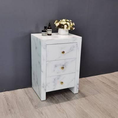 Environmental Protection Practical and Luxury Elegant Modern White Drawer Chest