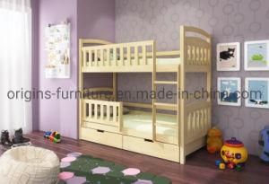Solid Pine Wood Triple Sleeper Bunk Bed- Single &amp; Double