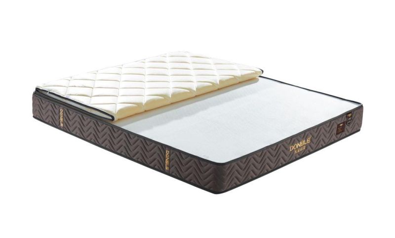 Compressed Wholesale Double Queen King Size Memory Foam Pocket Spring Bed Mattress