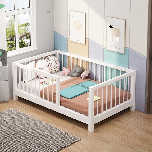 China Made Unique Kids Wooden House Bed Child Kid Single Size Bed
