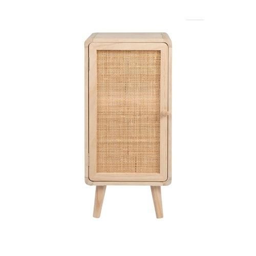 Wooden Nightstand with Two Layers for Bedroom