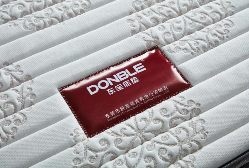 Wholesale Euro Top Queen King Size Compressed Pillow Top Latex Foam Spring Mattress