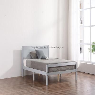 Modern Simple Home Bedroom Furniture Solid Wood Pine Single Child Vertical Bed
