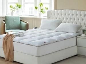Super Soft White Goose Down Feather Filling Water Proof Mattress