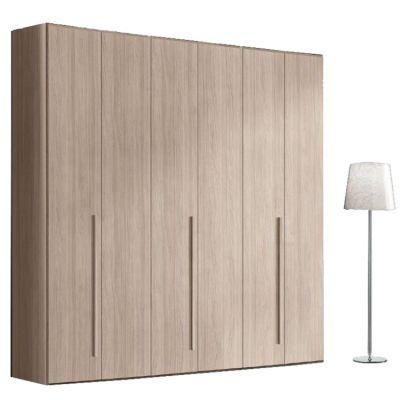 Large Storage Modern Design 4 Doors Wooden Wardrobe for Bedroom