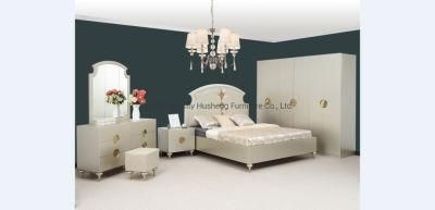 Most Popular Antique Luxury King Size Bedroom Furniture Set/ Simple Style Bed