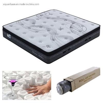 Hot Sale Luxury OEM ODM Vacuum Packed Roll up Queen Size Box Mattress