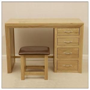 Solid Wood Oak Dressing Table with Drawer (HS615)