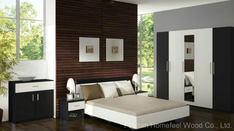 Modern Wooden Furniture Bedroom Set (HF-EY08317)