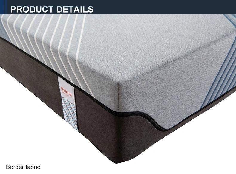 High Quality Eco-Friendly Breathable Medium 12′′ Inch King Size Visco Elastic Memory Foam Mattress