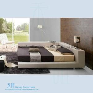 High Quality Soft Leather Bed of Bedroom Furniture (HW-KF323B)