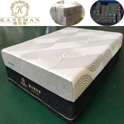 10 Inch Medium Firm Latex Memory Foam Mattress Vacuum Roll Compress in Box