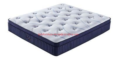Euro Top Design Pocketed Spring Mattress with Latex and Memory Foam for Hotel