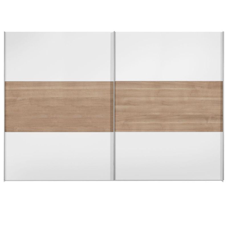 Nova Customized Bedroom Furniture 2 Sliding Door Bedroom Wardrobes Wooden Closet Wardrobe