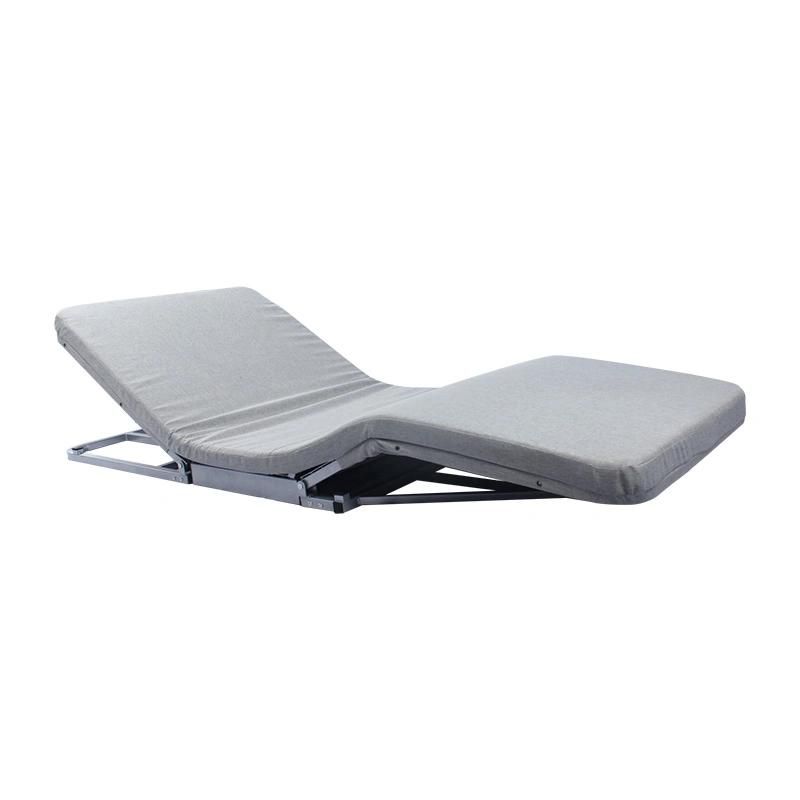 Zero Clearance Without Bed Legs Medical Care Using Metal Mesh Adjustable Frame with Mattress