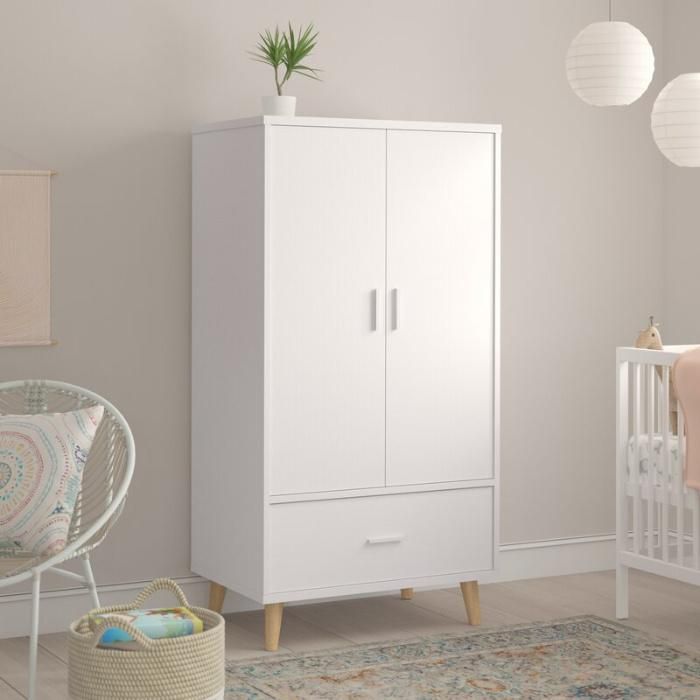 Wooden Baby Children Small Kindergarten Wardrobes with Factory Price