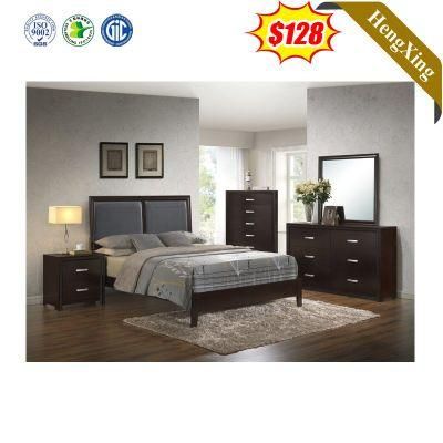 Antique Classic Design Wood Hotel Home Bedroom Furniture Double King Bed Bedroom Set
