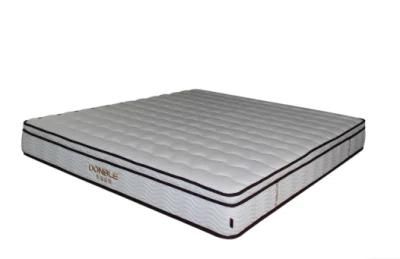 Europe Top Knitted Fabric Queen Size Pocket Spring Mattress