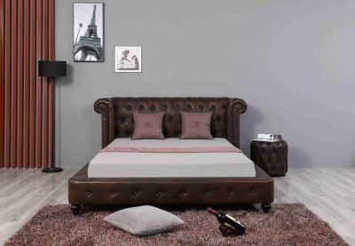 Huayang Luxury Italian Bedroom Set Furniture King Queen Size Modern Latest Double Single Bed for Hotel Villa Apartment Furniture Bedroom Bed