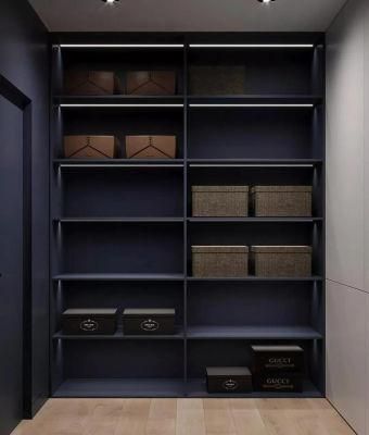 High Gloss Wardrobe Cabinet with Melamine Board Solid Wood MDF Board Storage Furniture