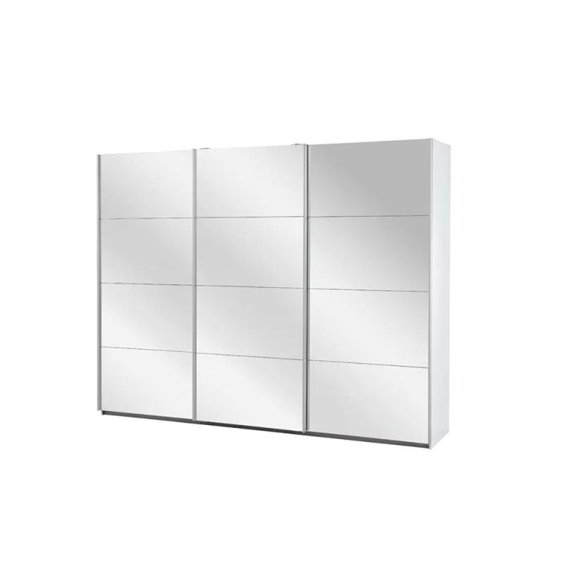 Bedroom Storage Wardrobe Home Furniture with Mirror Sliding Door