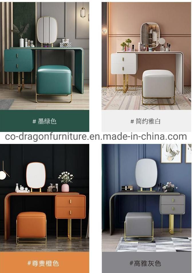 Bedroom Luxury Wooden Dressing Table with Mirror for Modern Furniture