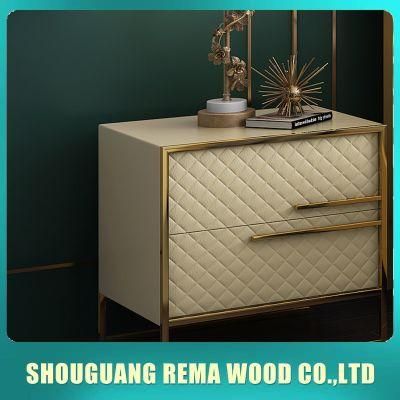 Industrial Bedside Table with Drawers-Table, Side Table, Telephone Sofa Table Country Furniture Metal Frame