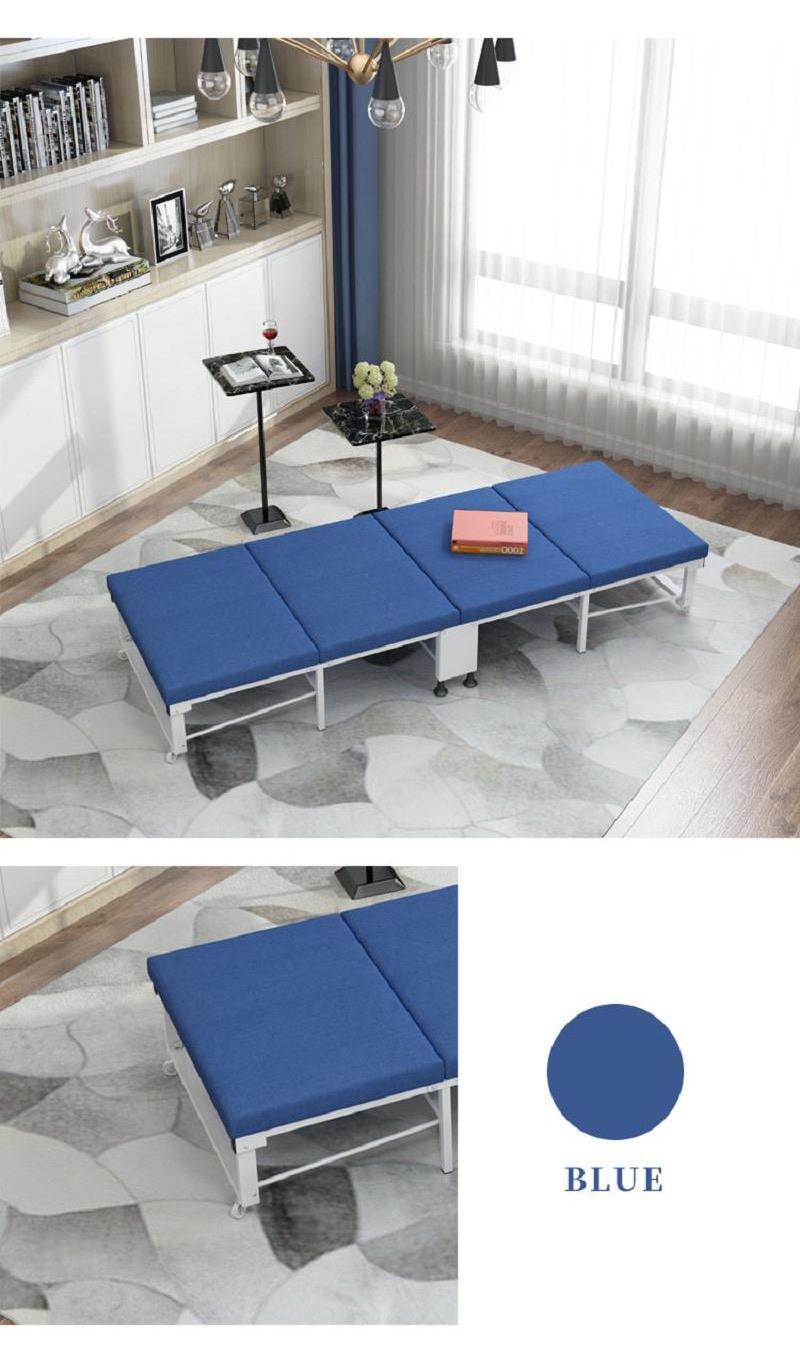 Wholesale Folding Mattress Bed Multifunction Movable on Wheels Bedroom Furniture