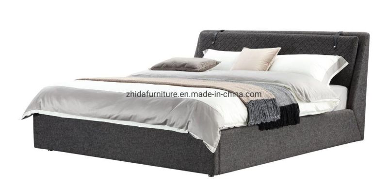 Modern Home Hotel Bedroom Furniture Set Double Bed