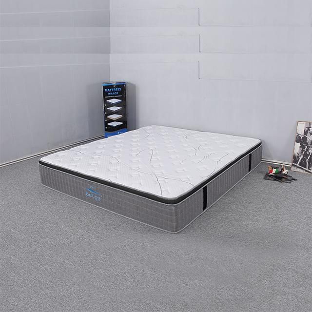 High Quality Bed Mattress Memory Foam 7 Zone Pocket Spring Mattress in a Box