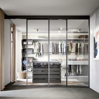 Clear Glass Modern Multifunctionale Wardrobe