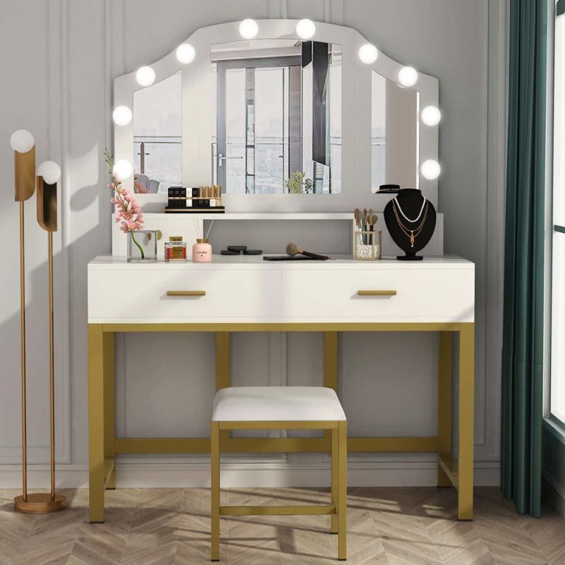 Nova Modern Style Bedroom Hotel Wooden Furniture Dressing Chair and Dresser