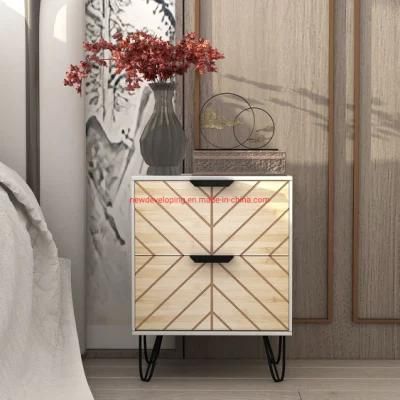 End Side Table Nightstand with Storage Drawer