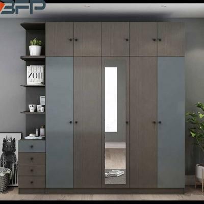 Factory Supply Wardrobe Armoire Furniture Closet with Drawers