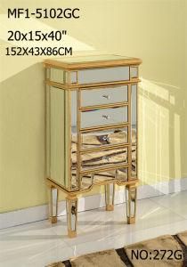 High Class Mirrored Customized Jewelry Armoire