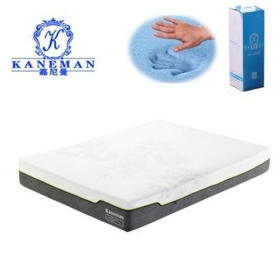 New Arrive Customized Color Box Compress 10 Inch Visco Gel Memory Foam Mattress