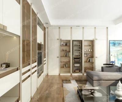 Melamine Home Furniture Modern Wooden Lacquer Cabinet Wardrobe Closet