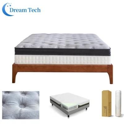High Quality Breathable Design Wholesales Price Luxury 5 Start Hotel Pocket Coil Spring Mattress in a Box