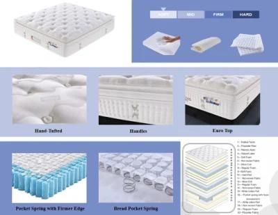Knitted Fabric Medium Dreamleader/OEM Compress and Roll in Carton Box Rollmattress Foam Mattress