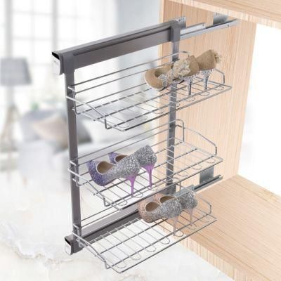 Hot Quality Fashion Hot Seller Side Mount Shoe Rack (HZL820BR)