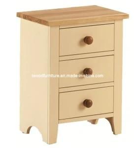 Painted 3 Drawer Bedside Cabinet