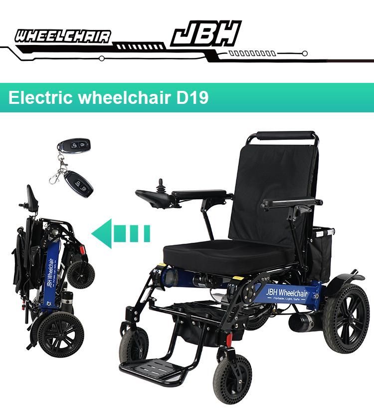 FDA Aproved Intelligent Driving Basket Portable Folding Outdoor Cheap Electric Wheelchair