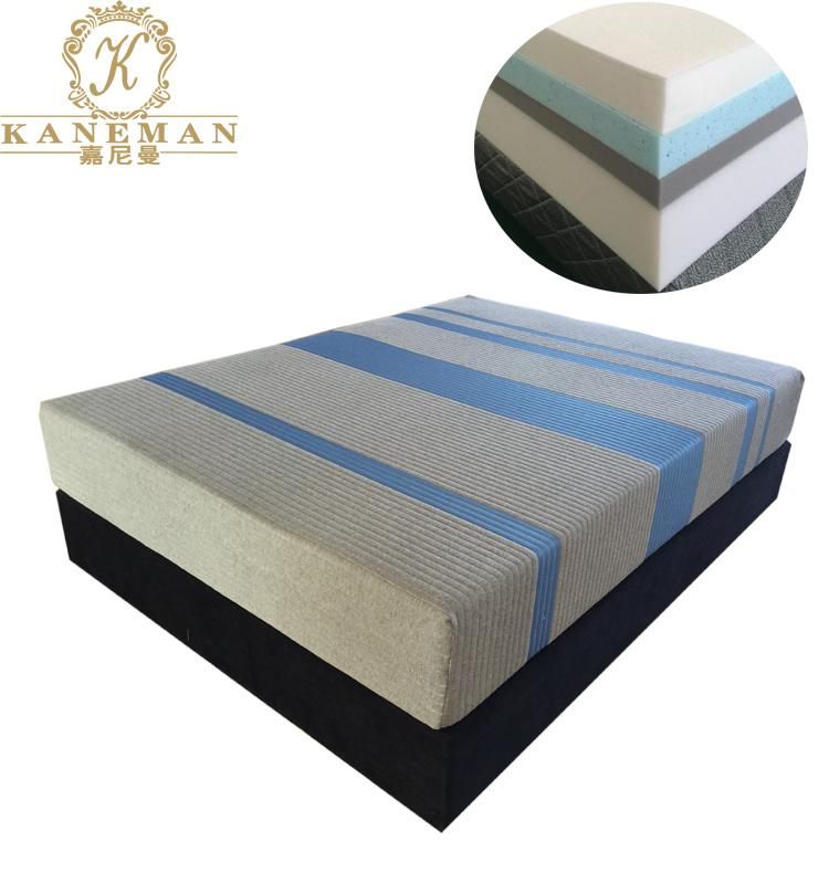 Customized Memory Foam Mattress 10 Inch 12inch Bed Mattress in a Box
