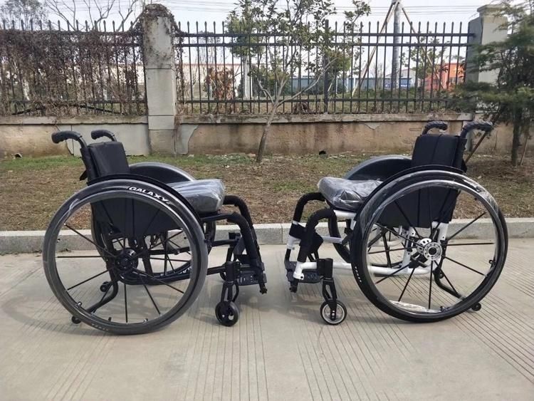 Super Light Aluminum Alloy Portable Leisure Sports Wheelchair