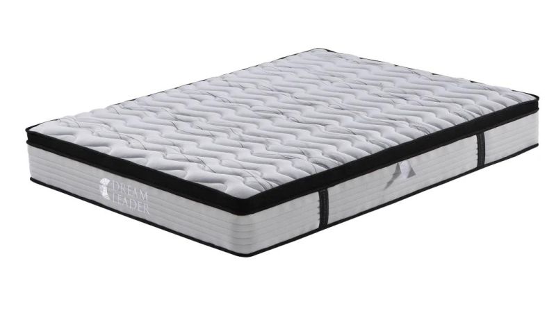 Medium Soft Promotion Full Size Euro Top Pocket Spring Mattress