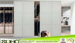 New Design MDF Wood Wardrobe Wth Sliding Doors