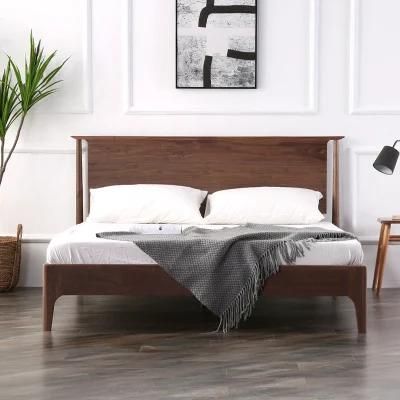 Modern Simple Solid Wood Double Bed 0006