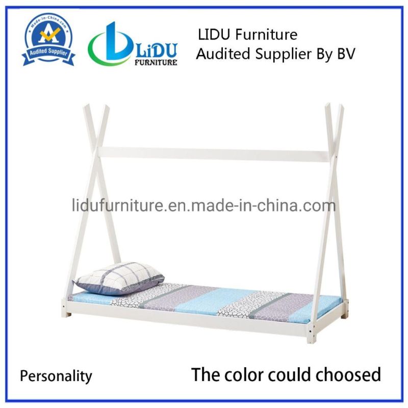 Children Bunk Bed Solid Wood Bed Bunk Bed Bed Frame with Headboard