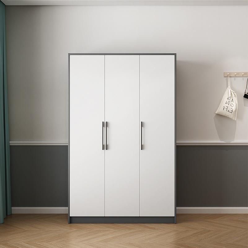Custom Apartment Furniture, Paint-Free Board and Top Cabinet, Modern Minimalist Style 2/3/4 Door Wardrobe