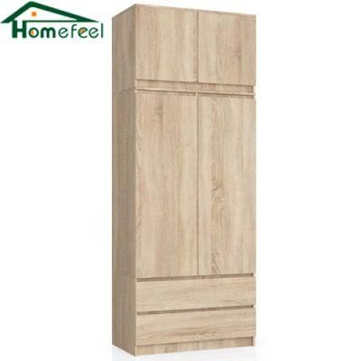 Wooden Simple Bedroom Wardrobe Modern Furniture Corner Wardrobe Quality Wholesale